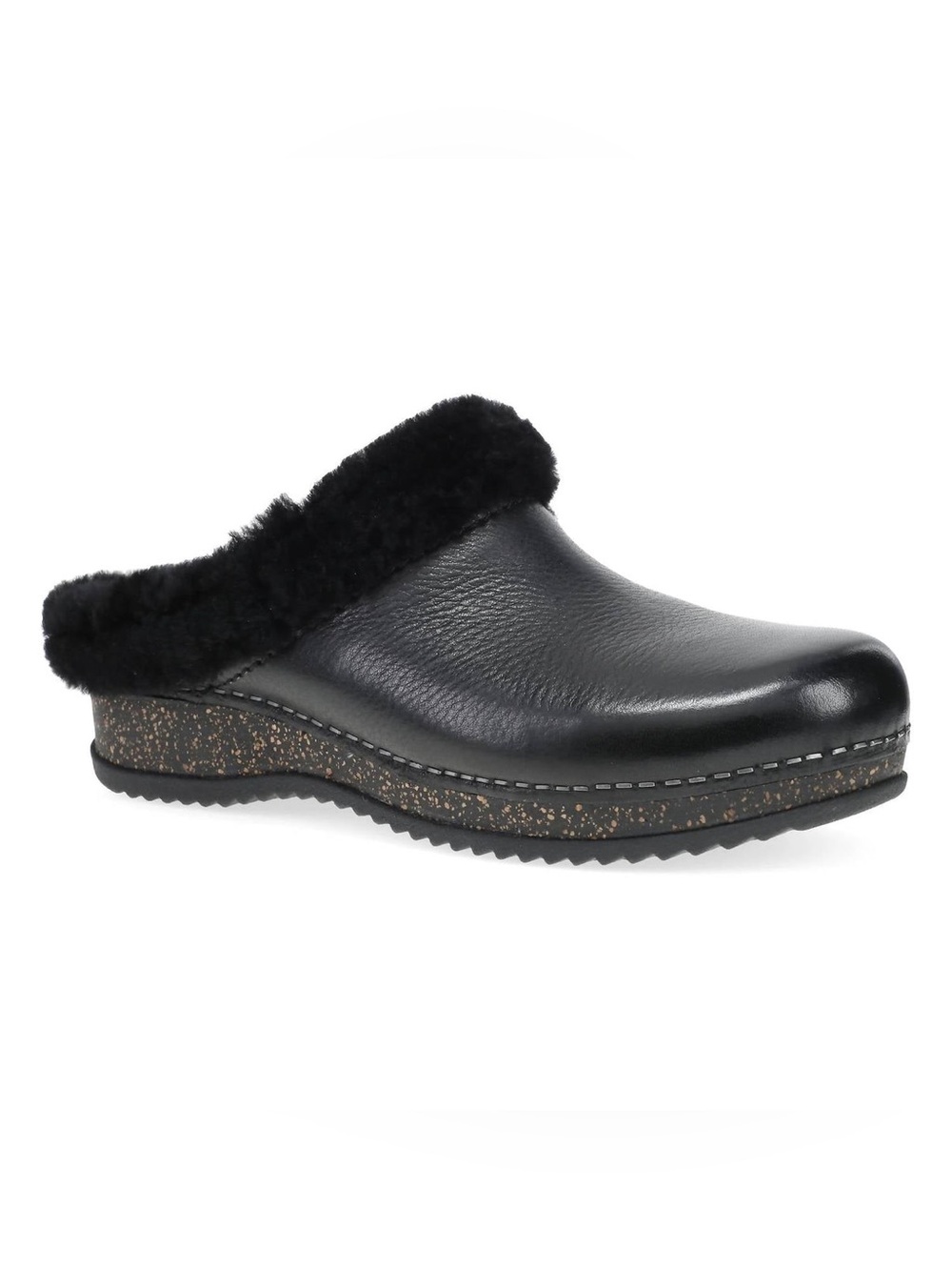 NEW $150 DANSKO Magda shearling trim clogs